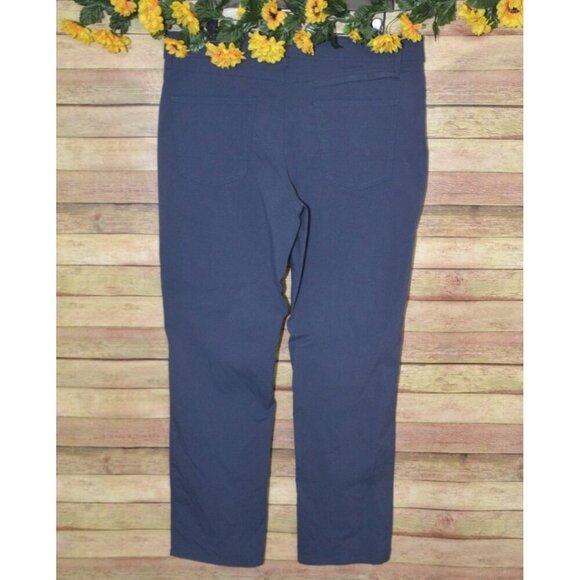 Weatherproof Vintage Mens Blue Straight Leg Nylon Tech Pants Size 36 X 30 Hiking - Picture 4 of 9
